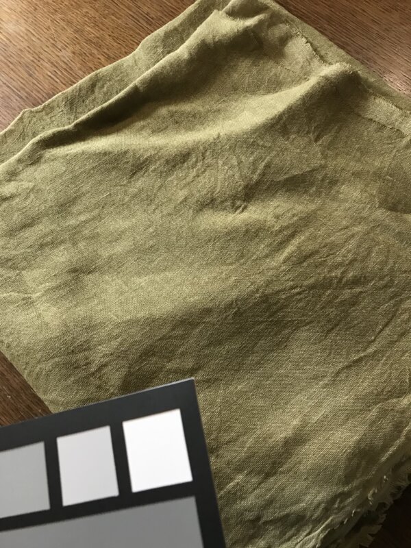 Voile de lin 90g/m2 - 100 x 145 cm - pistache tanaisie – Image 3