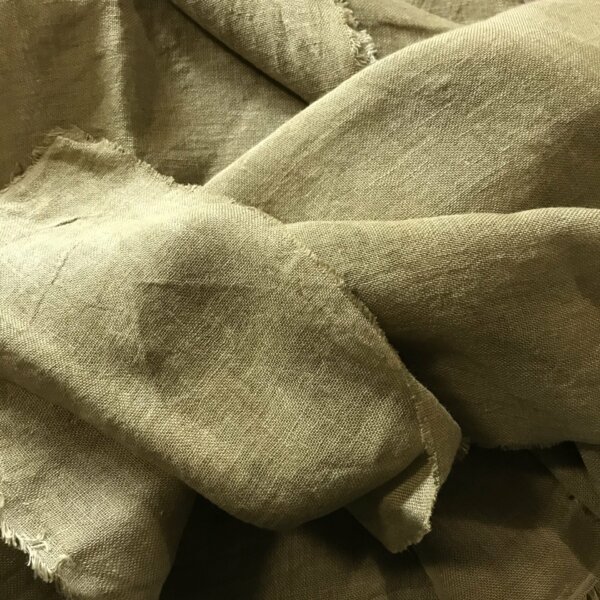 Voile de lin 90g/m2 - 100 x 145 cm - pistache tanaisie