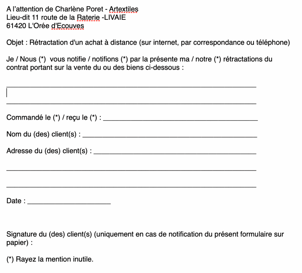 Modèle de formulaire